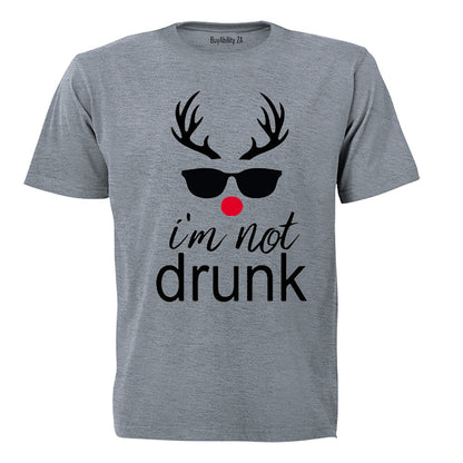 I'm Not Drunk - Christmas Reindeer - Adults - T-Shirt