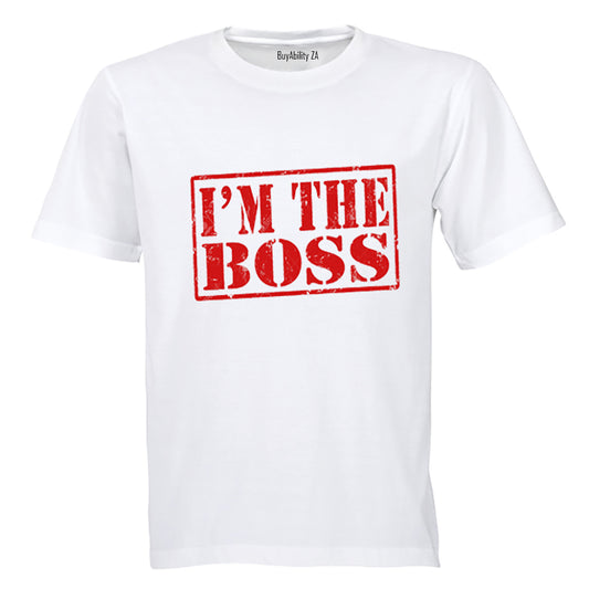 I'm the BOSS - Adults - T-Shirt - BuyAbility