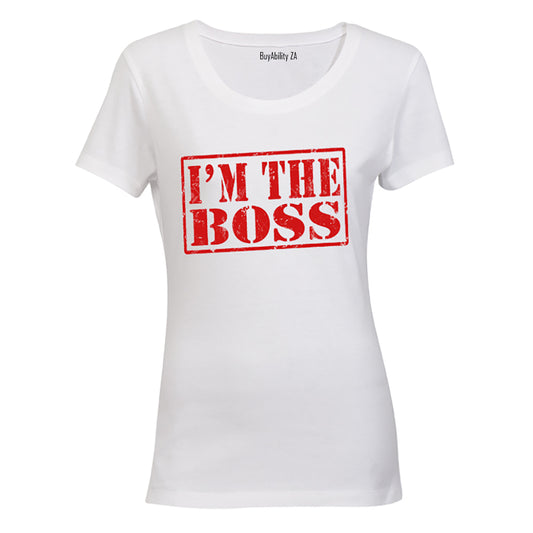 I'm the BOSS - Ladies - T-Shirt - BuyAbility