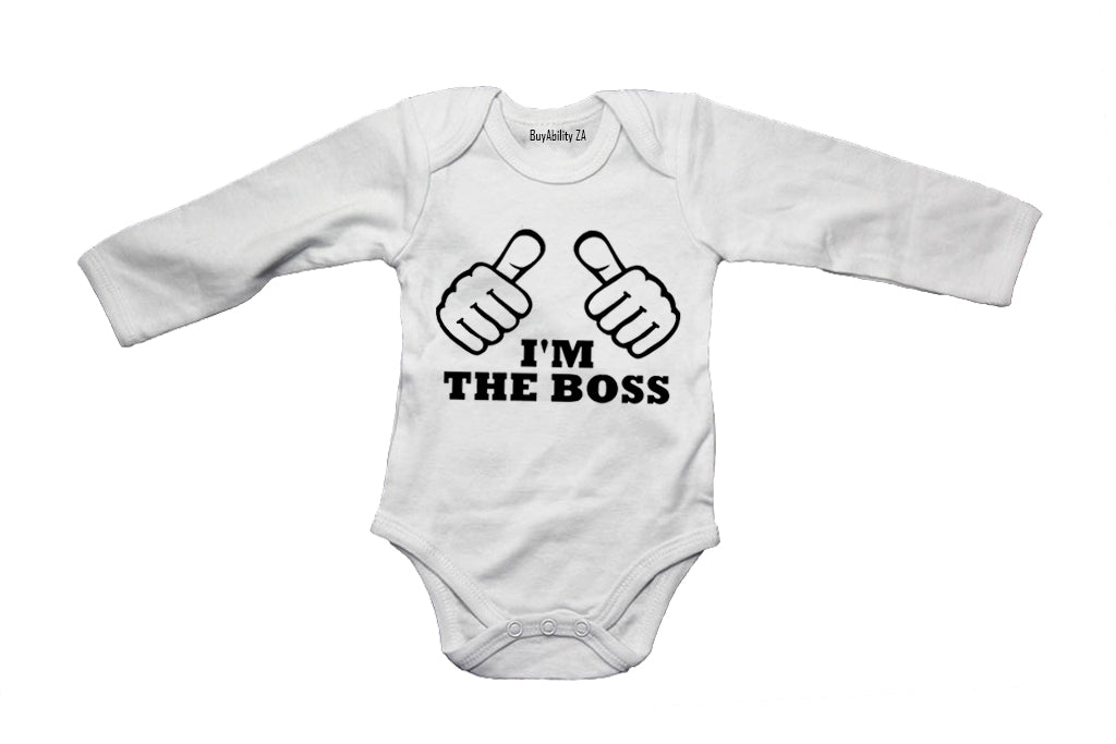 I'm The Boss - Thumbs - Baby Grow