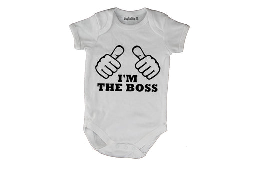 I'm The Boss - Thumbs - Baby Grow