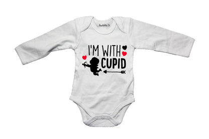 I'm With Cupid - Valentine Inspired - Baby Grow
