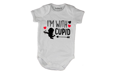 I'm With Cupid - Valentine Inspired - Baby Grow