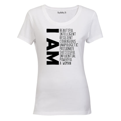 I Am A Woman - Ladies - T-Shirt - BuyAbility South Africa