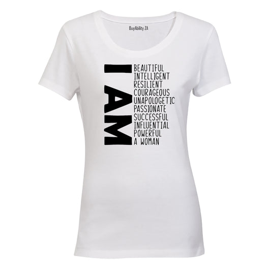 I Am A Woman - Ladies - T-Shirt - BuyAbility South Africa