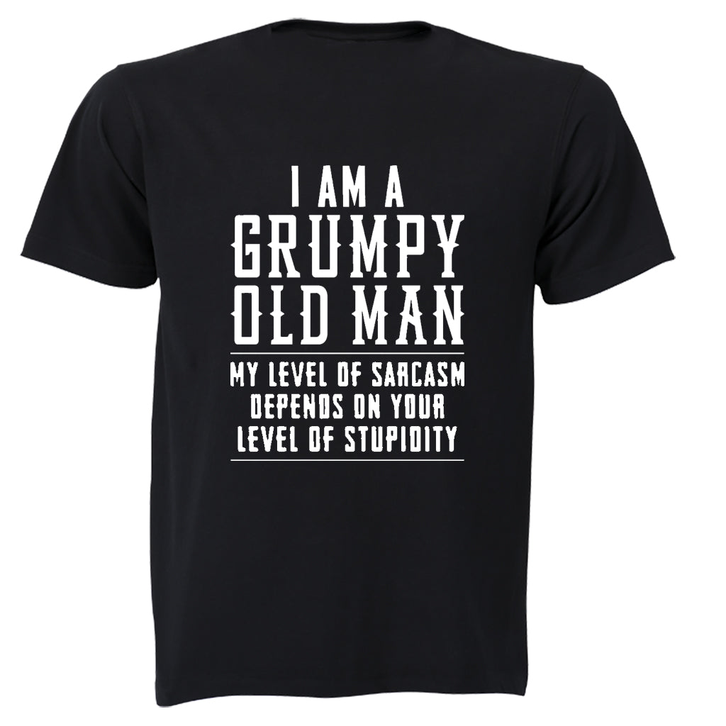 I Am A Grumpy Old Man - Adults - T-Shirt - BuyAbility South Africa
