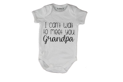 I Can't Wait To Meet You, Grandpa - Baby Grow