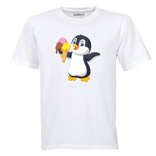 Ice-Cream Penguin - Kids T-Shirt