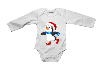 Ice Skating Penguin - Baby Grow