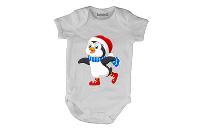 Ice Skating Penguin - Baby Grow