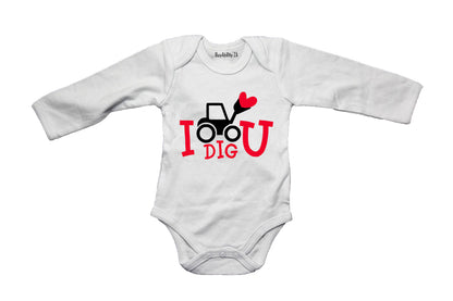 I Dig You - Valentine - Baby Grow