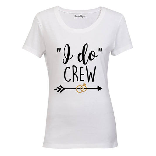 I Do Crew - with rings - Ladies - T-Shirt