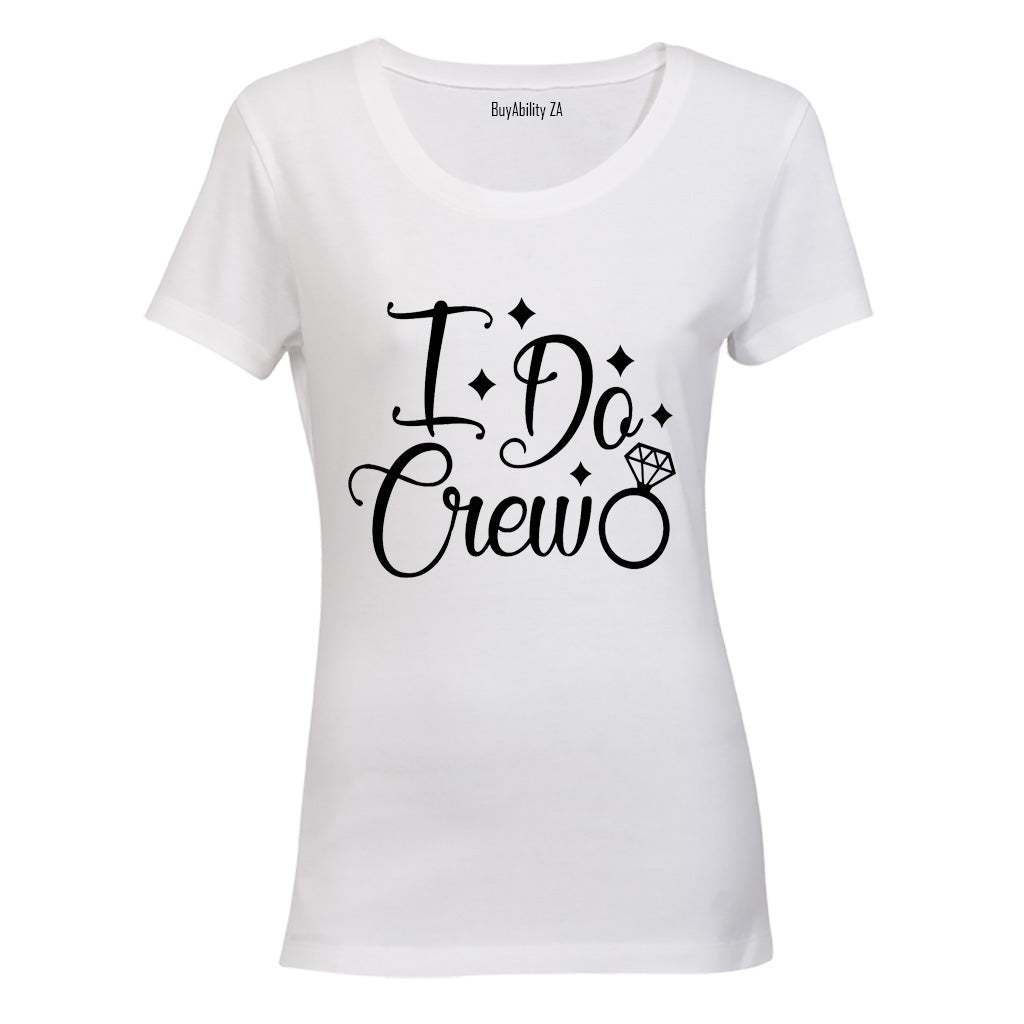 I Do Crew - Diamonds & Ring - Ladies - T-Shirt