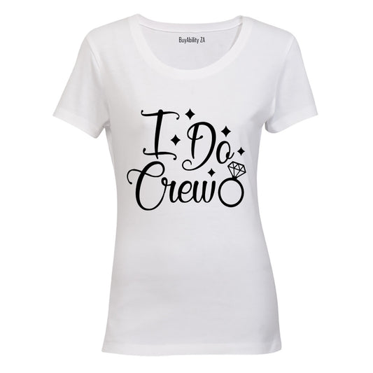 I Do Crew - Diamonds & Ring - Ladies - T-Shirt