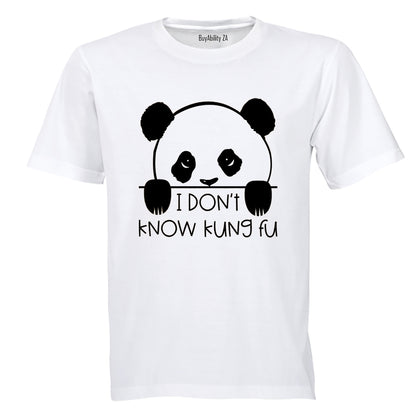 I Don't Know Kung Pu - Panda - Adults - T-Shirt