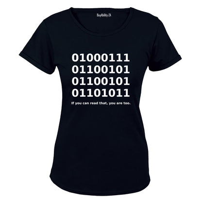If You Can Read That - Ladies - T-Shirt