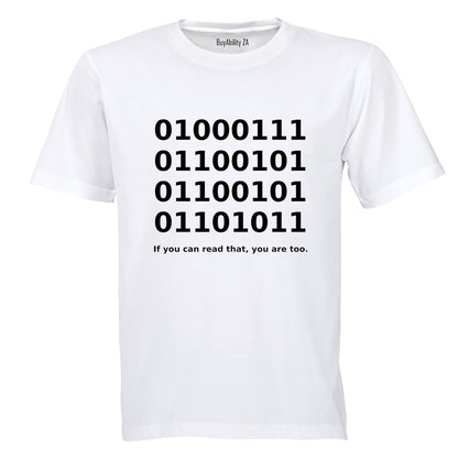 If You Can Read That - Adults - T-Shirt