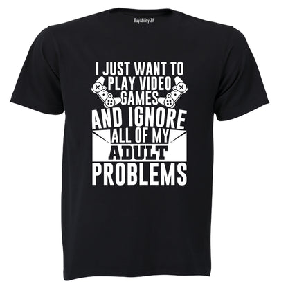 Adult Problems Gamer - Adults - T-Shirt - BuyAbility South Africa