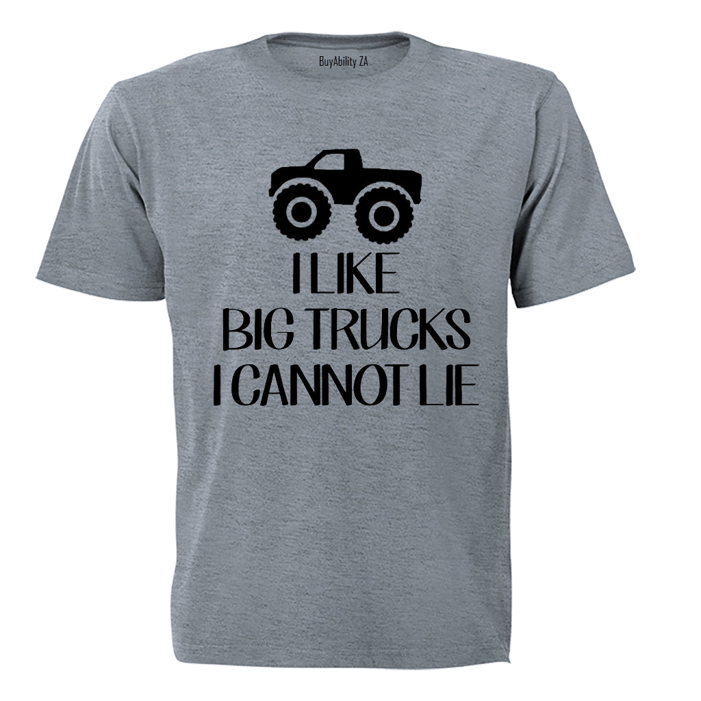 I Like Big Trucks - Kids T-Shirt - BuyAbility