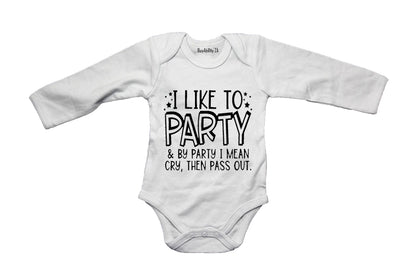I Like To Party - Baby Grow