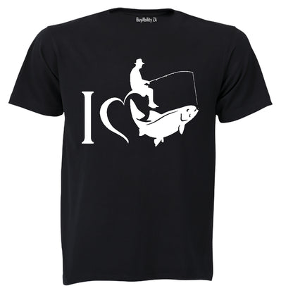 I Love Fishing - Adults - T-Shirt