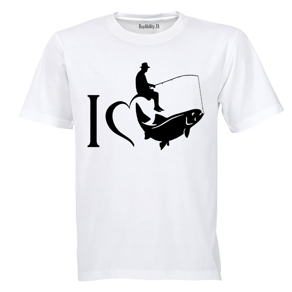 I Love Fishing - Adults - T-Shirt