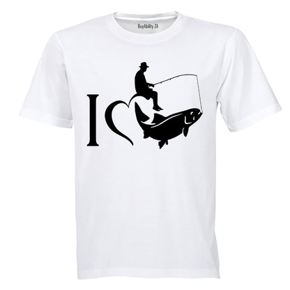 I Love Fishing - Adults - T-Shirt