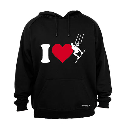 I Love Kite Surfing - Hoodie