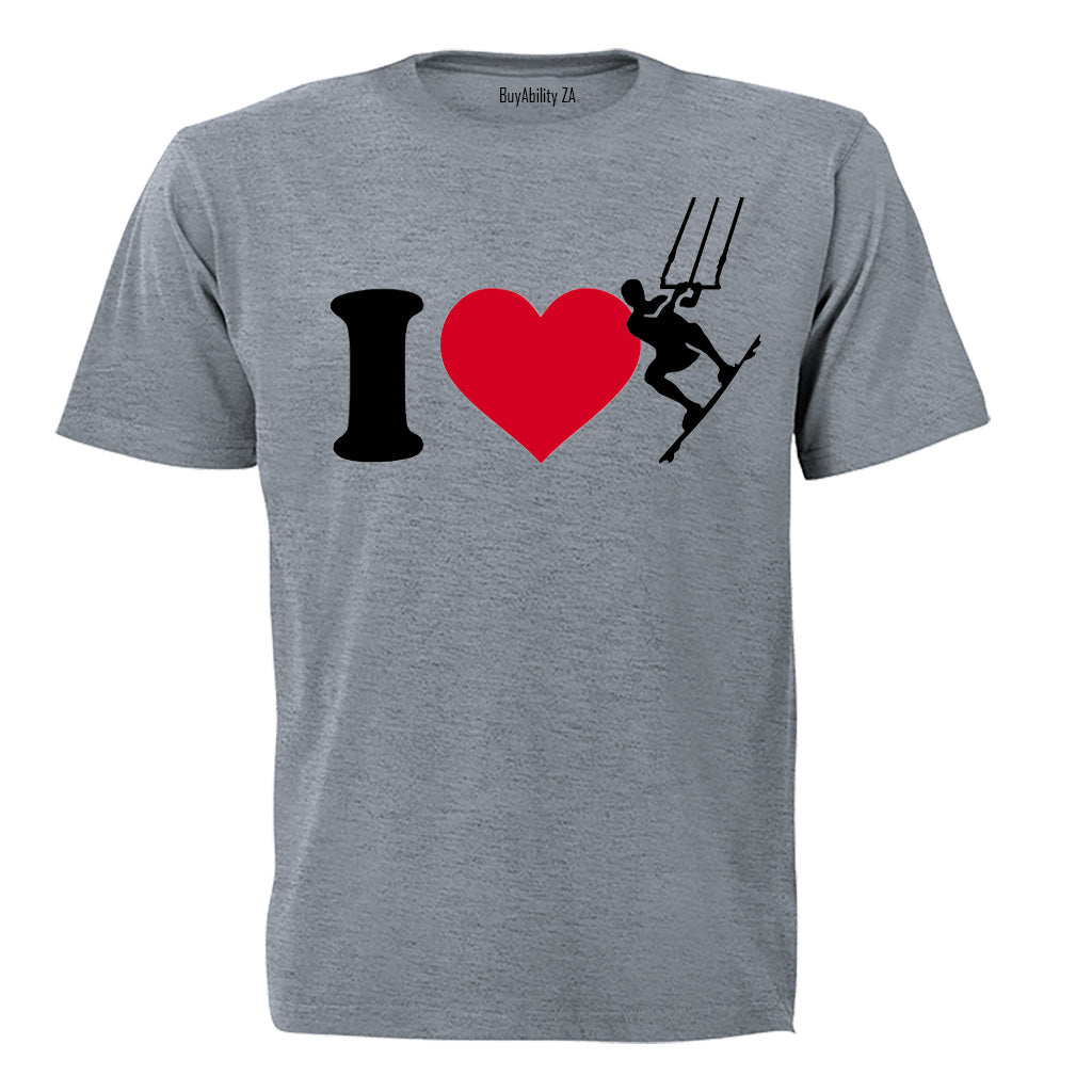 I Love Kite Surfing - Adults - T-Shirt