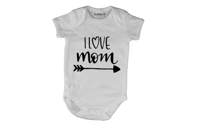 I Love Mom - Arrow - Baby Grow
