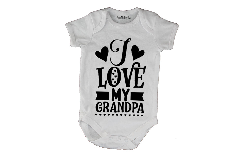 Love My Grandpa - Baby Grow