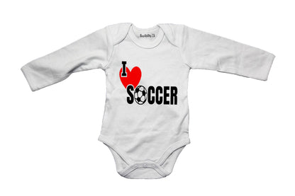 I Love Soccer - Baby Grow
