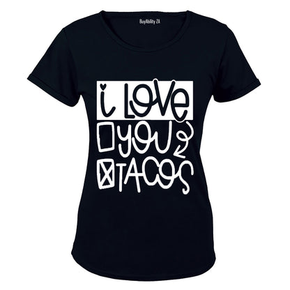 I Love Tacos - Ladies - T-Shirt