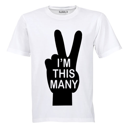 I'm this many - TWO! - Kids T-Shirt