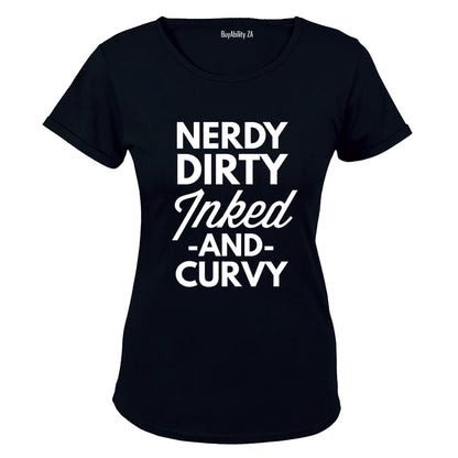 Inked and Curvy - Ladies - T-Shirt