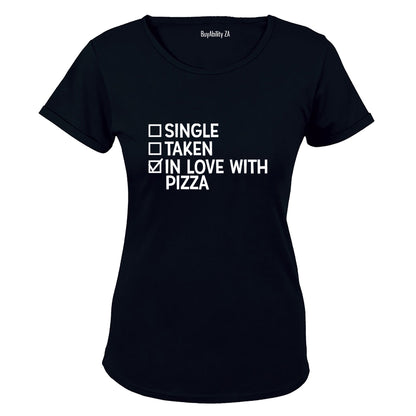 In Love With PIZZA - Valentine - Ladies - T-Shirt