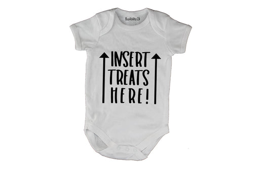 Insert Treats Here - Baby Grow