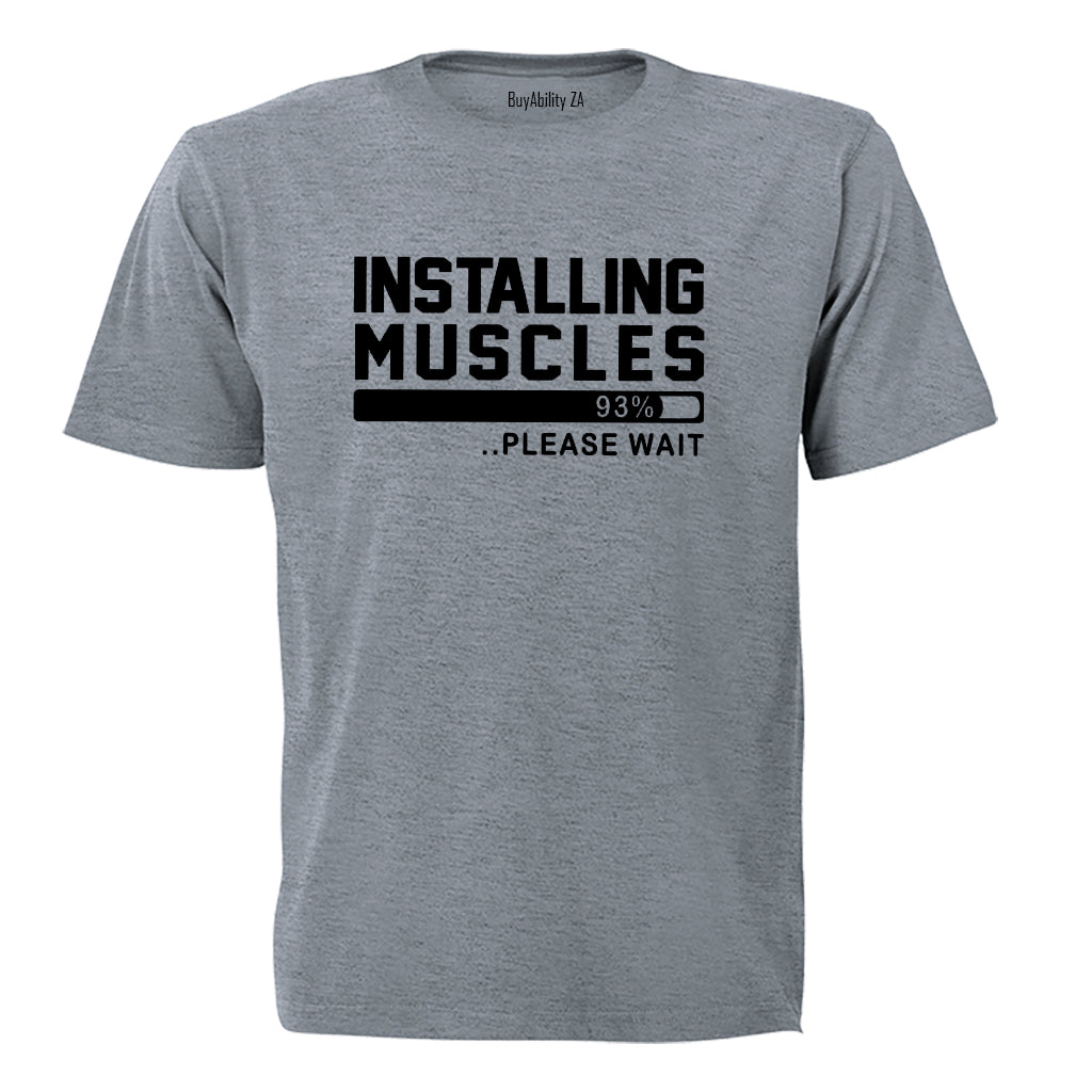 Installing Muscles - Adults - T-Shirt - BuyAbility South Africa
