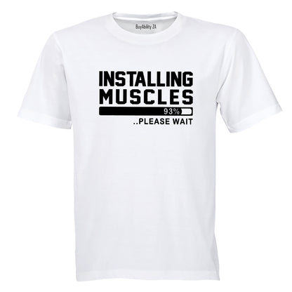Installing Muscles - Adults - T-Shirt - BuyAbility South Africa