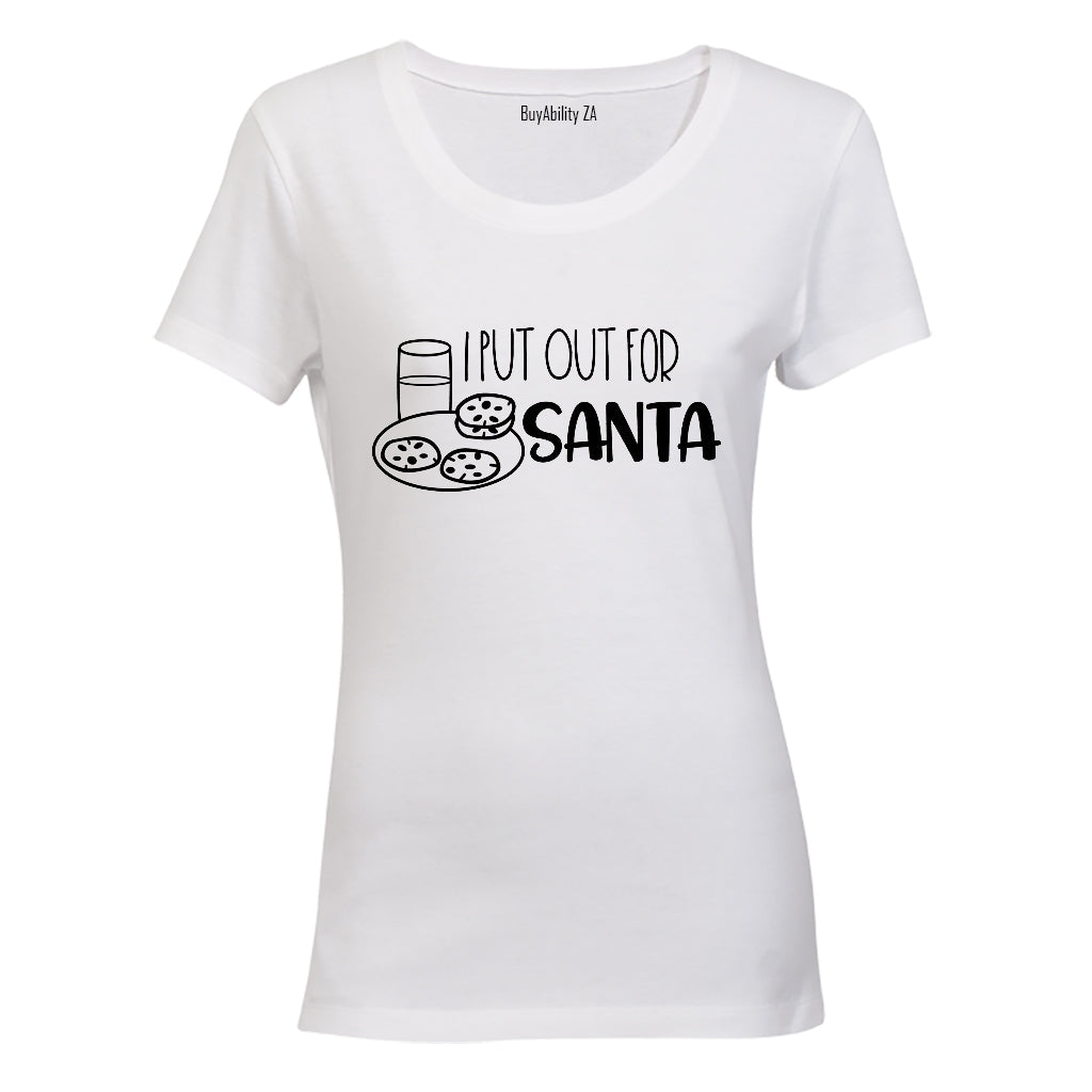 Christmas - Put Out For Santa - Ladies - T-Shirt