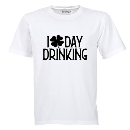 Irish Day Drinking - St. Patrick's Day - Adults - T-Shirt