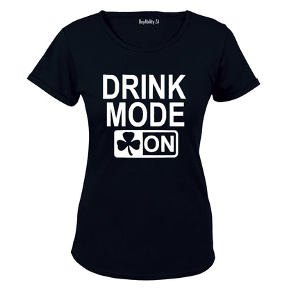 Drink Mode - St. Patrick's Day - Ladies - T-Shirt