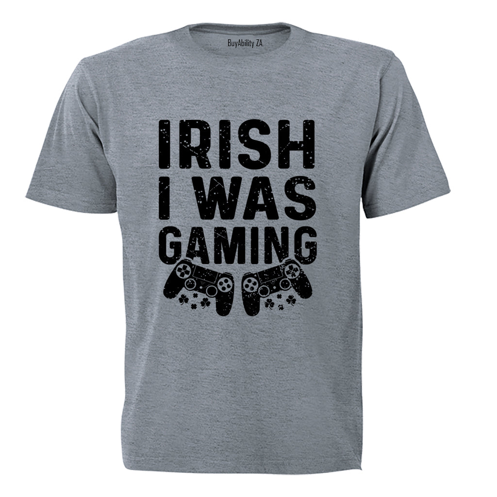 Irish I Was Gaming - St. Patricks Day - Adults - T-Shirt