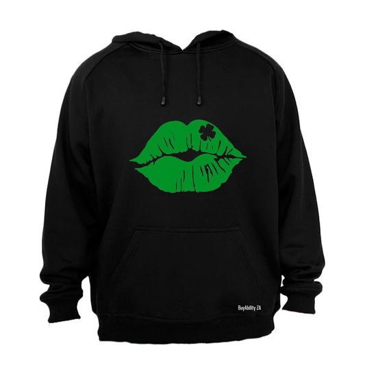 Irish Kiss - Lips - St. Patrick's Day - Hoodie