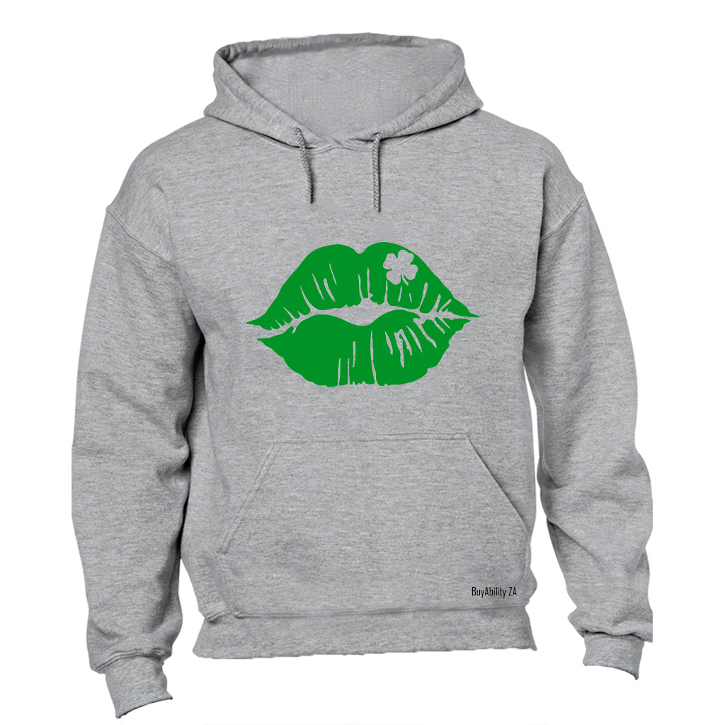 Irish Kiss - Lips - St. Patrick's Day - Hoodie