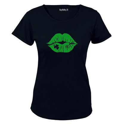 Irish Lips - St. Patricks Day - Ladies - T-Shirt