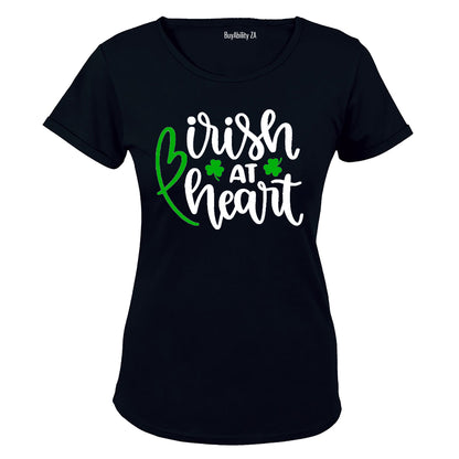 Irish at Heart - St. Patrick's Day - Ladies - T-Shirt - BuyAbility