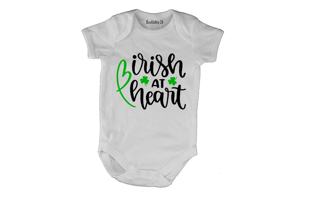 Irish at Heart - St. Patrick's Day - Baby Grow