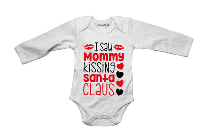I Saw Mommy Kissing Santa - Christmas - Baby Grow