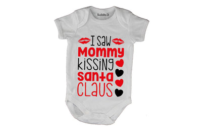 I Saw Mommy Kissing Santa - Christmas - Baby Grow